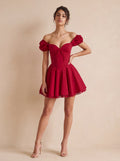 Ayla Mini Dress - Red