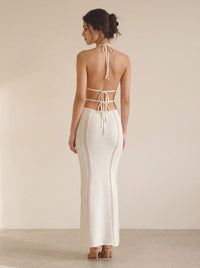 Natasha Maxi Dress – White