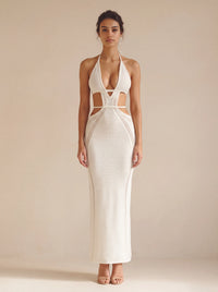 Natasha Maxi Dress – White