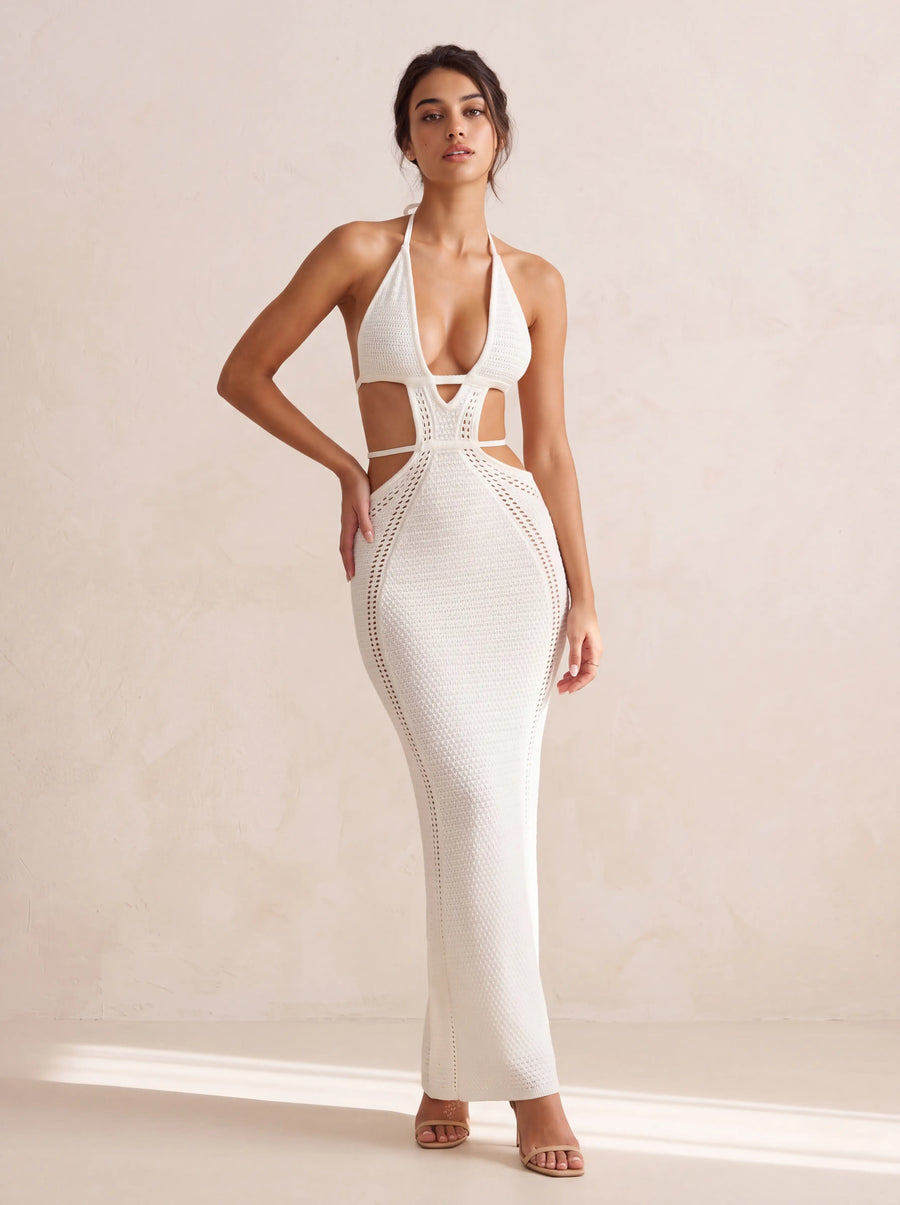 Natasha Maxi Dress – White