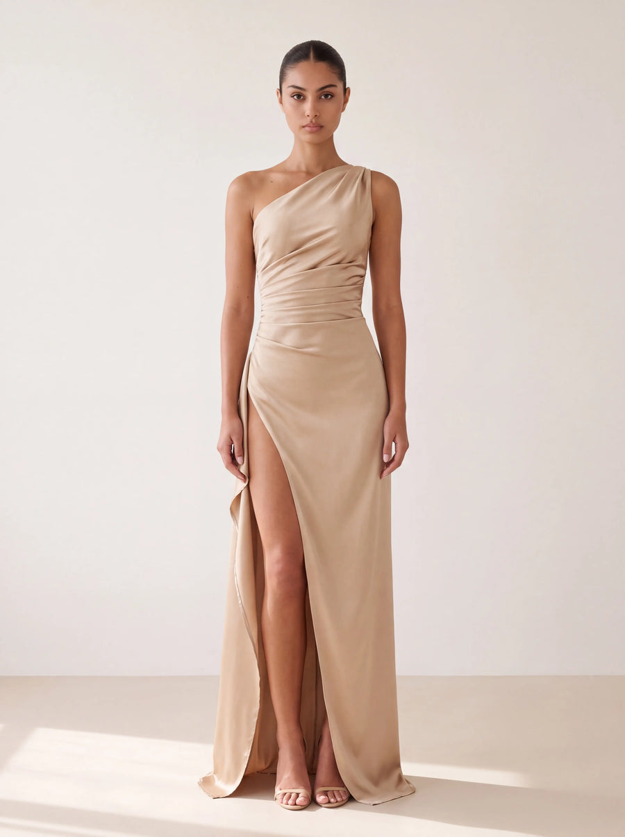 Cindy Maxi Dress – Champagne