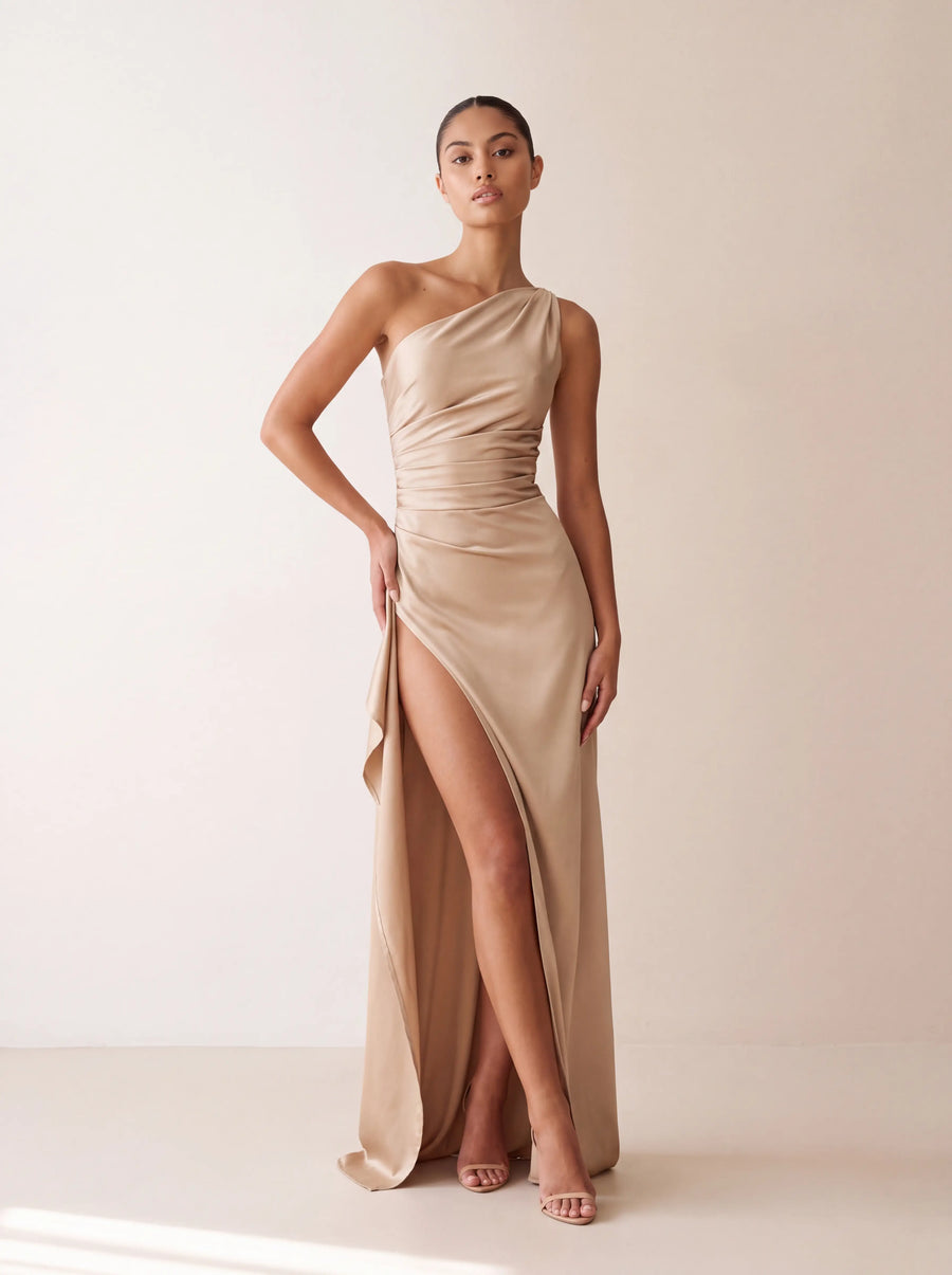 Cindy Maxi Dress – Champagne