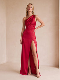 Cindy Maxi Dress – Red