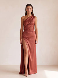 Cindy Maxi Dress – Rust