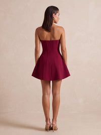 Imelda Mini Dress – Wine