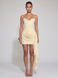 Mirabel Mini Dress – Lemon