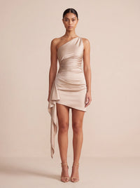 Aurora Mini Dress – Champagne