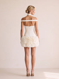 Philippa Mini Dress – Ivory