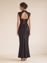Maude Maxi Dress – Black