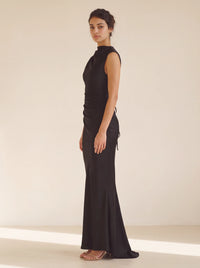 Maude Maxi Dress – Black