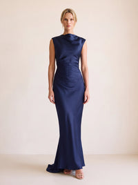 Maude Maxi Dress – Navy
