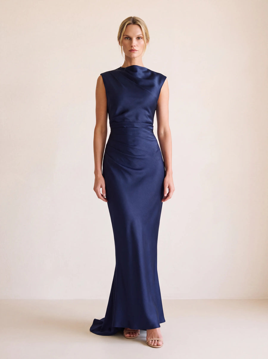Maude Maxi Dress – Navy