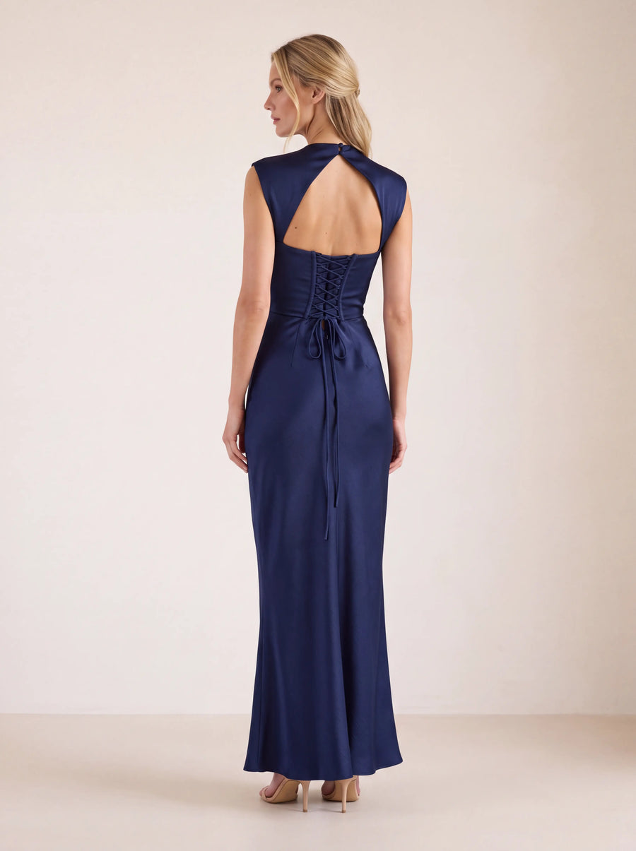 Maude Maxi Dress – Navy