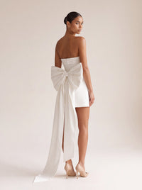 Margot Mini Dress – Ivory