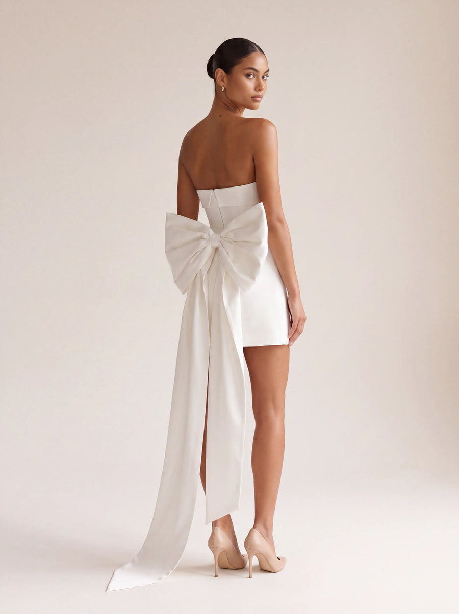 Margot Mini Dress – Ivory