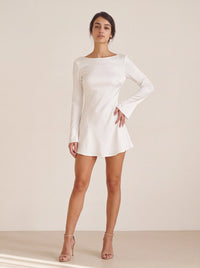 Fernanda Mini Dress Ivory - editorial