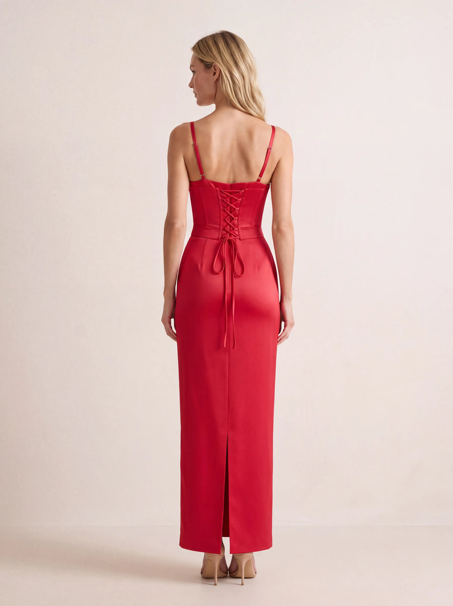 Gisela Maxi Dress – Red