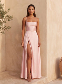 Olive Maxi Dress Blush - campaign 2