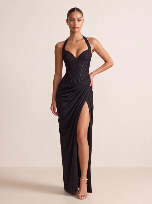 Lydia Maxi Dress – Black