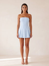 Dana Mini Dress – Blue