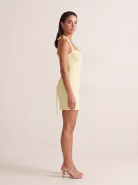 Evelina Mini Dress – Lemon