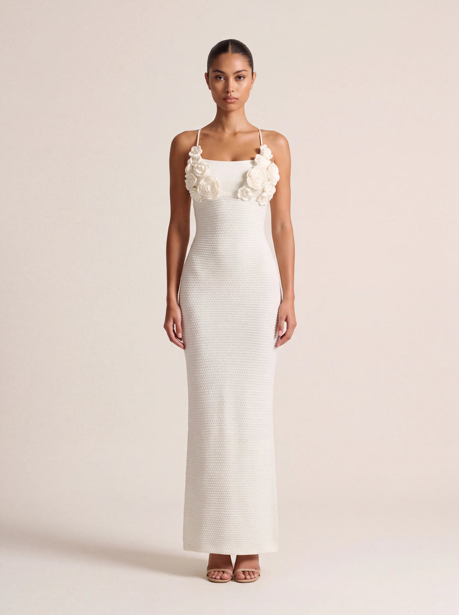 Anna Maxi Dress – Ivory