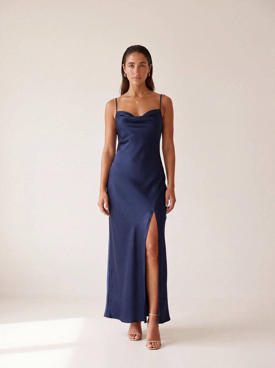 Summer Maxi Dress – Navy