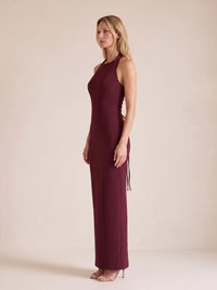 Delfina Maxi Dress – Cherry Lacquer