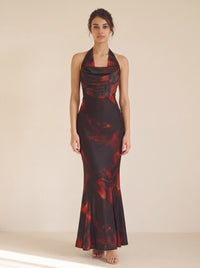Liliana Maxi Dress – Fire Print