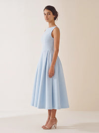 Regine Midi Dress – Blue