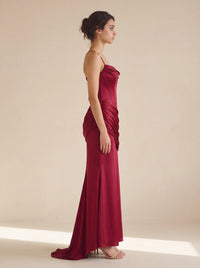 Winifred Gown – Burgundy
