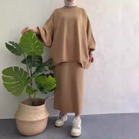Hollis Casual Set with Pockets in Beige