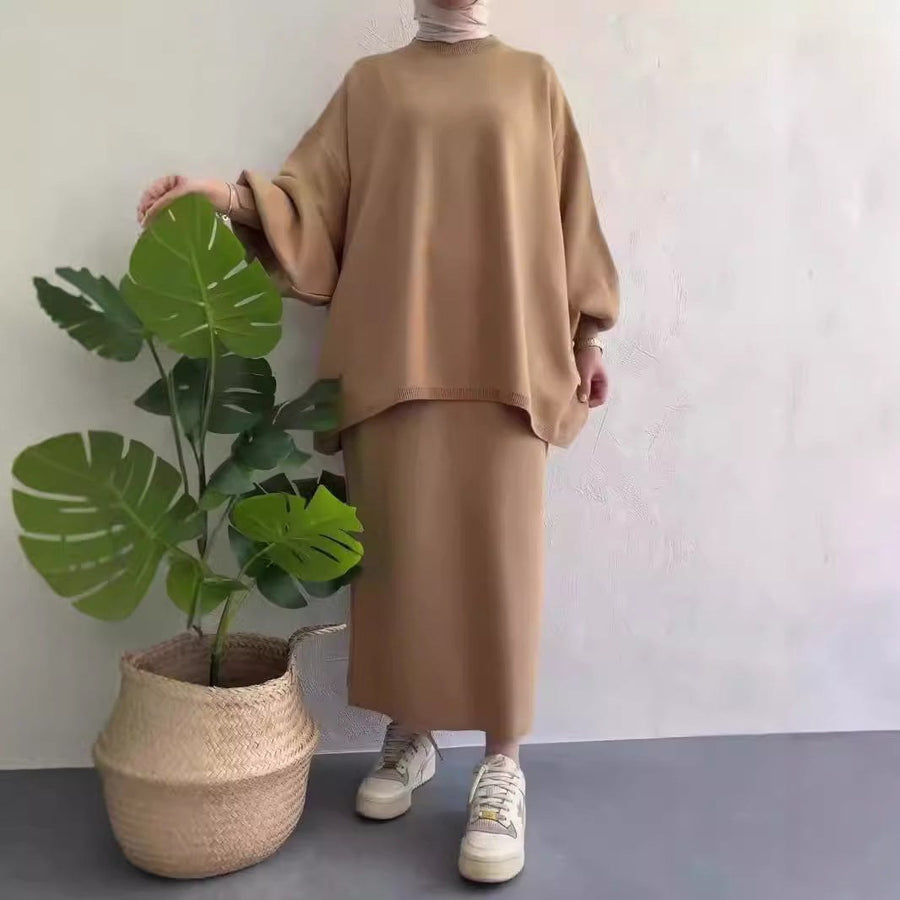 Hollis Casual Set with Pockets in Beige