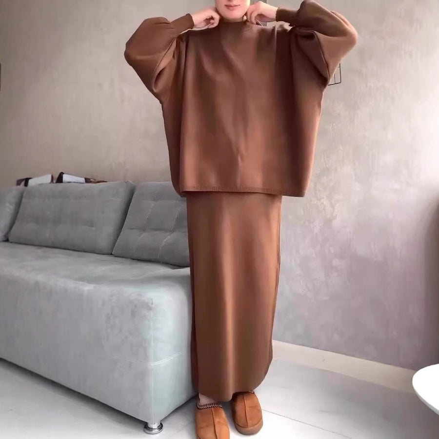 Hollis Casual Set with Pockets in Karamell