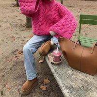 Hollis Knit Sweater with Oversized
