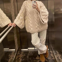 Hollis Knit Sweater with Oversized