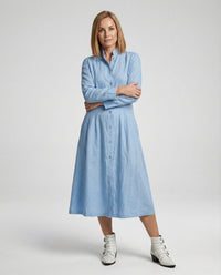 Hollis Linen Midi Dress