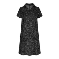 Honor Lightweight Shirt Dress in Black