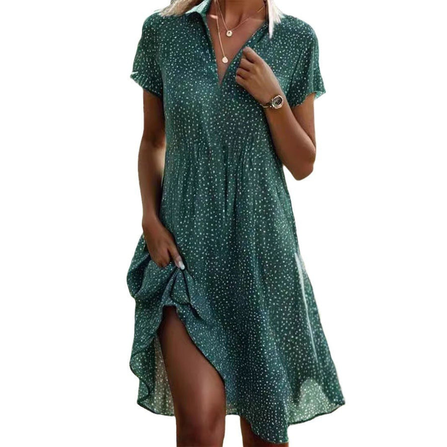 Honor Lightweight Shirt Dress in Dark Brown