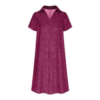Honor Lightweight Shirt Dress in Magenta