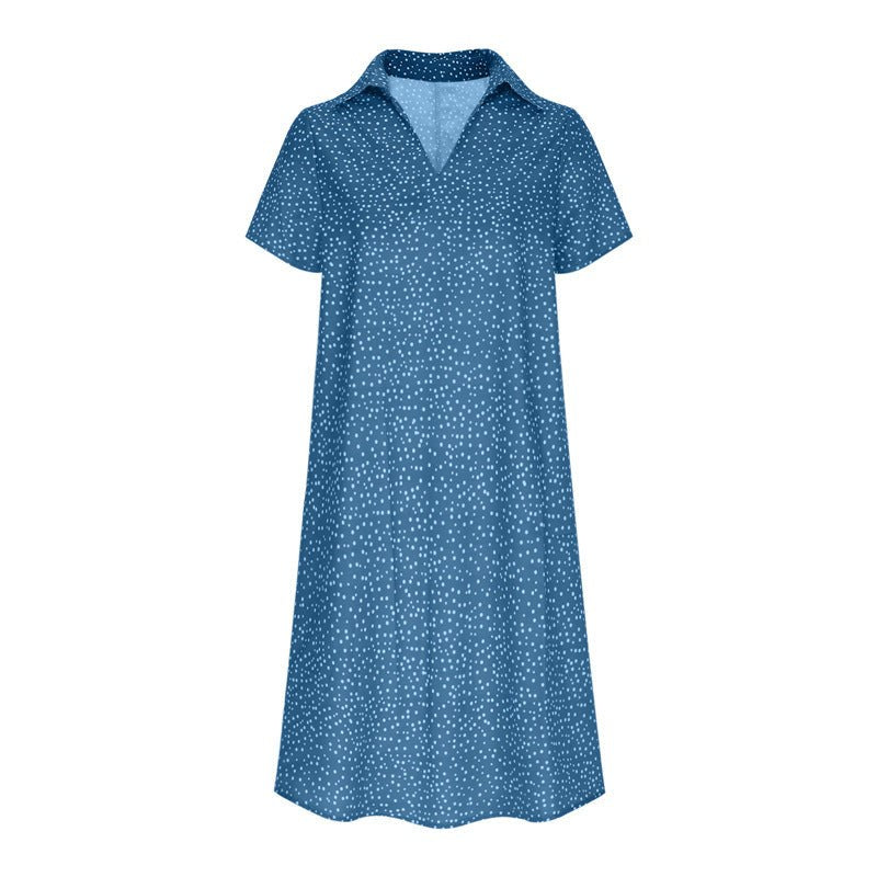 Honor Lightweight Shirt Dress in Teal