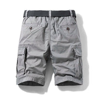 Hudson Bay Stretch Cotton Cargo Shorts in Gray
