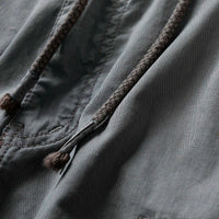 Hudson Bay Stretch Cotton Cargo Shorts in Gray