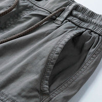 Hudson Bay Stretch Cotton Cargo Shorts in Gray