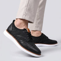 Hudson Brogue Hybrid Sneaker in Charcoal