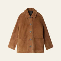 Hugo Leather Jacket in Brown