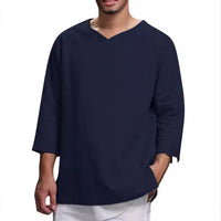 Hugo Lightweight Linen Blouse in Grey