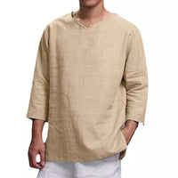 Hugo Lightweight Linen Blouse in Grey