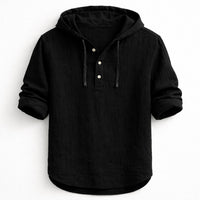Hugo Linen Shirt in Black
