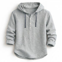 Hugo Linen Shirt in Grey